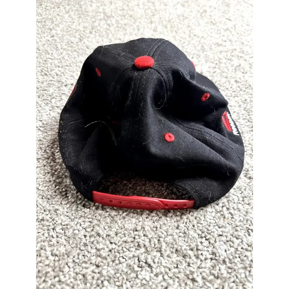Reebok UFC Canada Snapback Hat Black Red OSFM